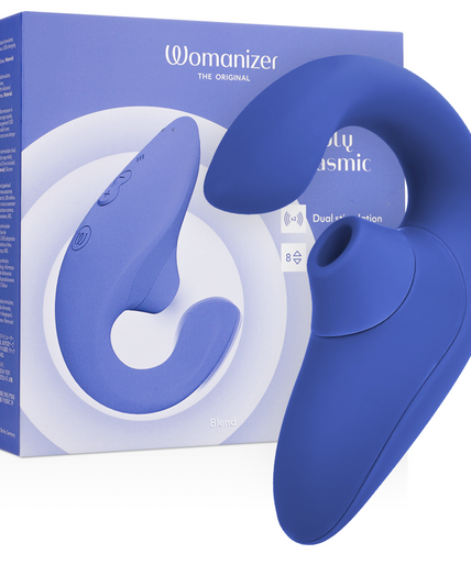 Womanizer – Blend Rabbit Vibrator Stimulator Lebhaftes Blau Womanizer – Blend Rabbit Vibrator Stimulator Lebhaftes Blau