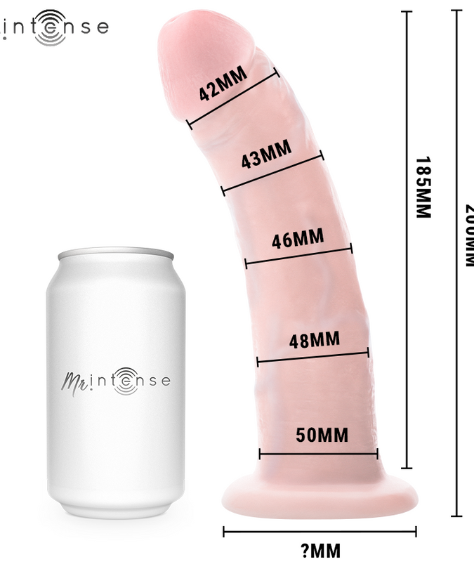 Mr Intense – Mittlerer Terence Dildo 20 cm – Ø – 5 cm