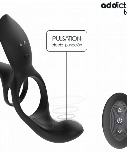 Addicted Toys – Double Penis Ring With Clitoral Stimulator Addicted Toys – Double Penis Ring With Clitoral Stimulator