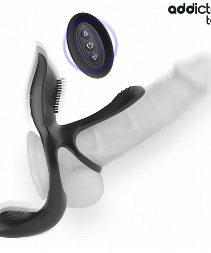 Addicted Toys – Double Penis Ring With Clitoral Stimulator Addicted Toys – Double Penis Ring With Clitoral Stimulator