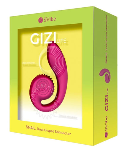 Snail Vibe – Gizi Lite Dual G – Spot & Klitoral Pink Vibrator Snail Vibe – Gizi Lite Dual G – Spot & Klitoral Pink Vibrator