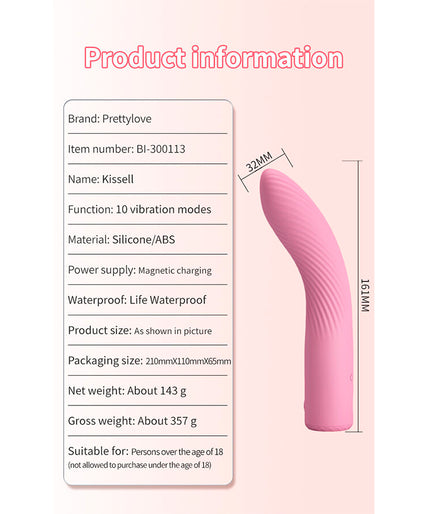 Pretty Love – Kisell G – Spot Pink Vibrator Pretty Love – Kisell G – Spot Pink Vibrator
