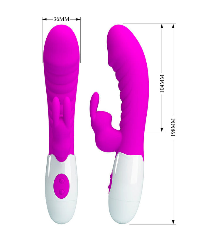 Pleasurements – Pretty Love – Naughty Bunny Konijnenvibrator Paars