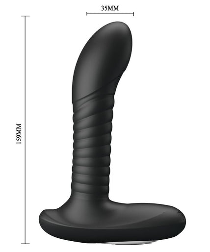 Pleasurements – Mr Play – Rotierender & Vibrierender Prostatamassager mit Fernbedienung – Schwarz Pleasurements – Mr Play – Rotierender & Vibrierender Prostatamassager mit Fernbedienung – Schwarz