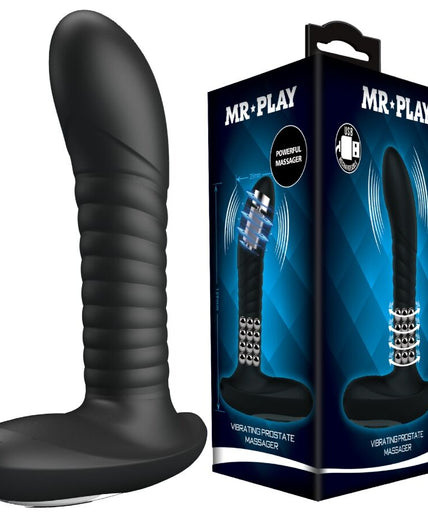 Pleasurements – Mr Play – Rotierender & Vibrierender Prostatamassager mit Fernbedienung – Schwarz Pleasurements – Mr Play – Rotierender & Vibrierender Prostatamassager mit Fernbedienung – Schwarz