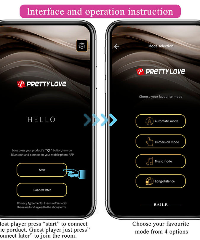 Pretty Love – Dora Unsichtbarer Vibrator mit kostenloser App