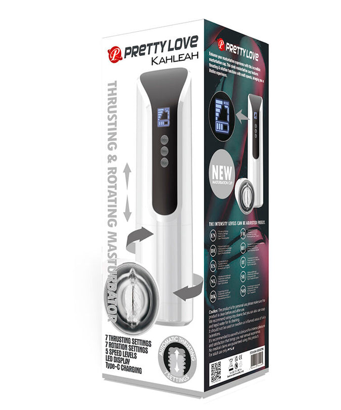 Pretty Love – Kahleah Masturbator mit Druck- und Rotationsfunktion