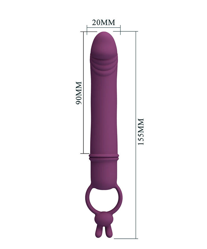 Pretty Love – Cora Vibrator in Penisform mit Widerstandsring
