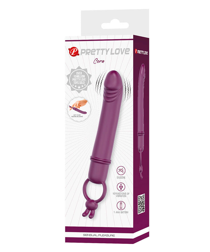 Pretty Love – Cora Vibrator in Penisform mit Widerstandsring