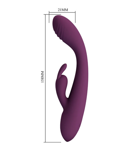 Pleasurements – Pretty Love – Emma Rabbit Vibrator mit Stimulator Lila Pleasurements – Pretty Love – Emma Rabbit Vibrator mit Stimulator Lila