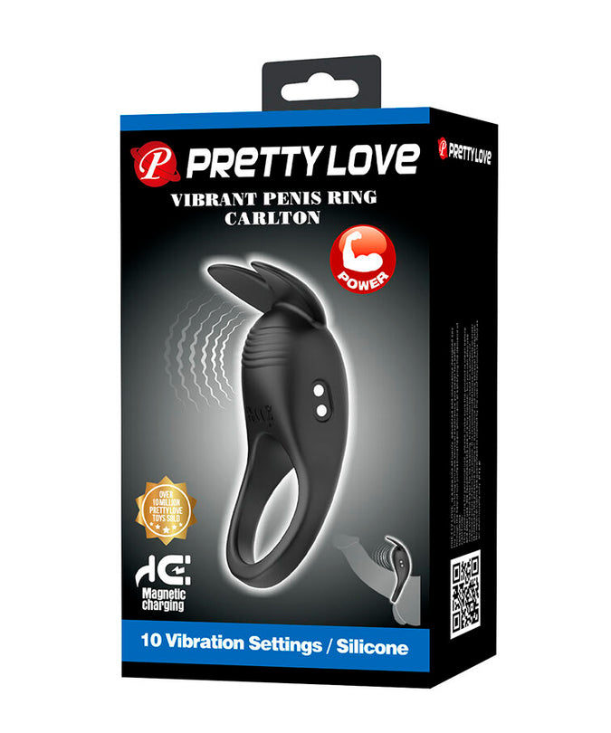 Pretty Love – Carlton Penis Ring With Clitoral Stimulator