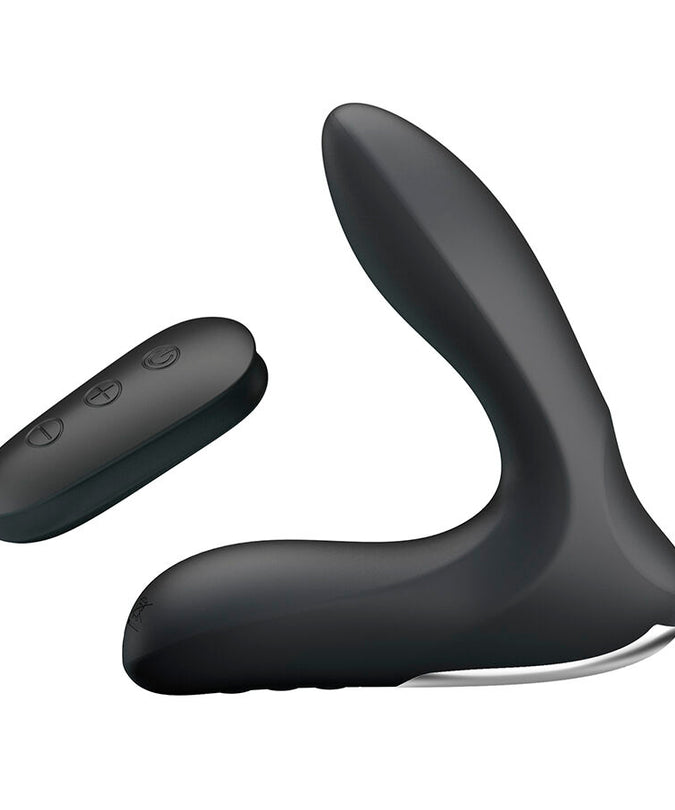 Pleasurements – Mr Play – Aufblasbarer Prostatamassager mit Vibration & Fernbedienung – Schwarz