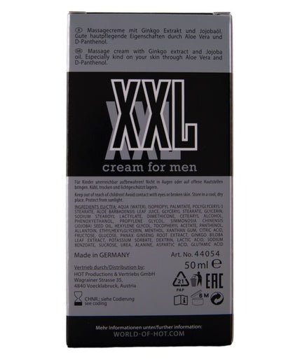 Hot – XXL Cream For Men 50 Ml Hot – XXL Cream For Men 50 Ml