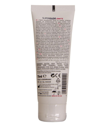Hot – Superglide essbares Gleitmittel wasserbasiert Kirsche 75 ml Hot – Superglide essbares Gleitmittel wasserbasiert Kirsche 75 ml
