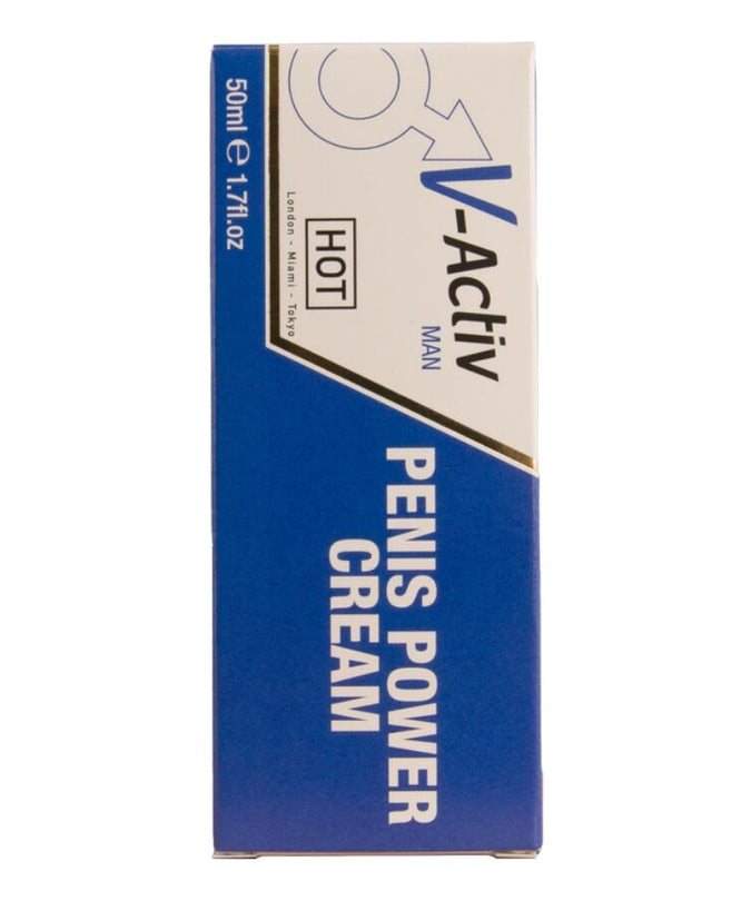 Hot – V – Activ Penis Power Creme für Männer 50 ml