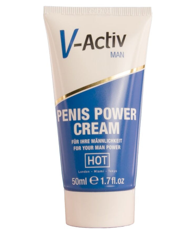 Hot – V – Activ Penis Power Creme für Männer 50 ml