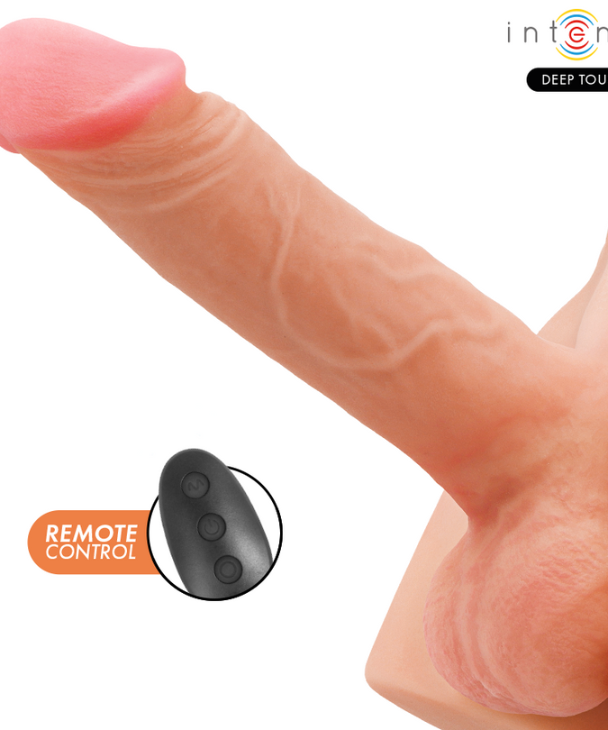 Intensiver Tiefenreiz – Richie Torso mit Anus und realistischem Dildo mit Schub- und Vibrationsfernbedienung, 4,7 kg