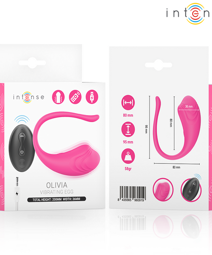 Intense – Olivia Pink Vibrations-Ei mit Fernbedienung Intense – Olivia Pink Vibrations-Ei mit Fernbedienung
