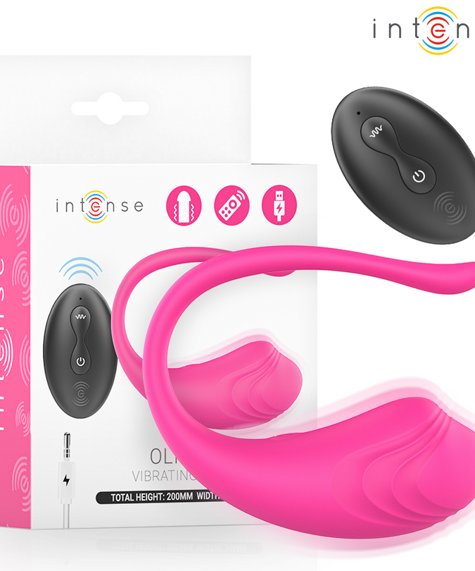 Intense – Olivia Pink Vibrating Egg With Remote Control