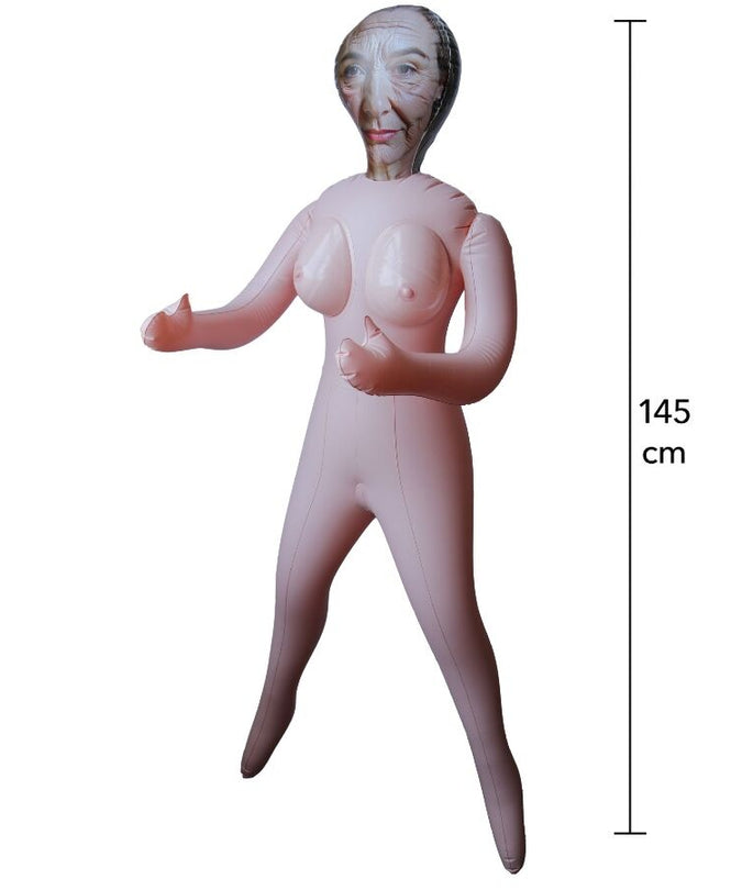 Hidden Desire – Geile Oma aufblasbare Puppe 145 cm