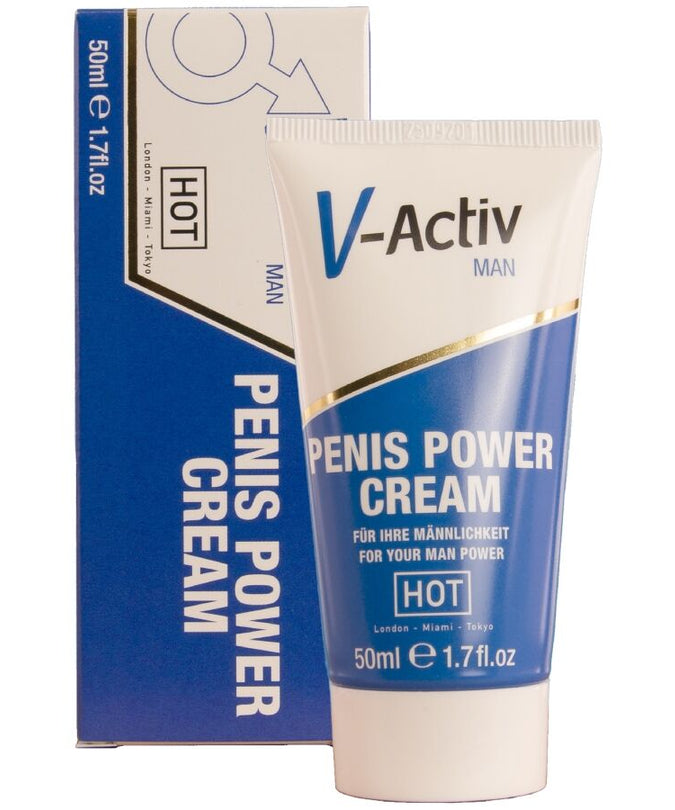 Hot – V – Activ Penis Power Creme für Männer 50 ml