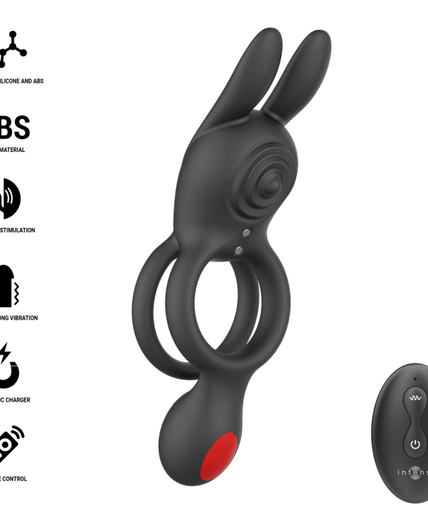 Intense – Quinn Doppel-Vibrationsring mit Fernbedienung Intense – Quinn Doppel-Vibrationsring mit Fernbedienung