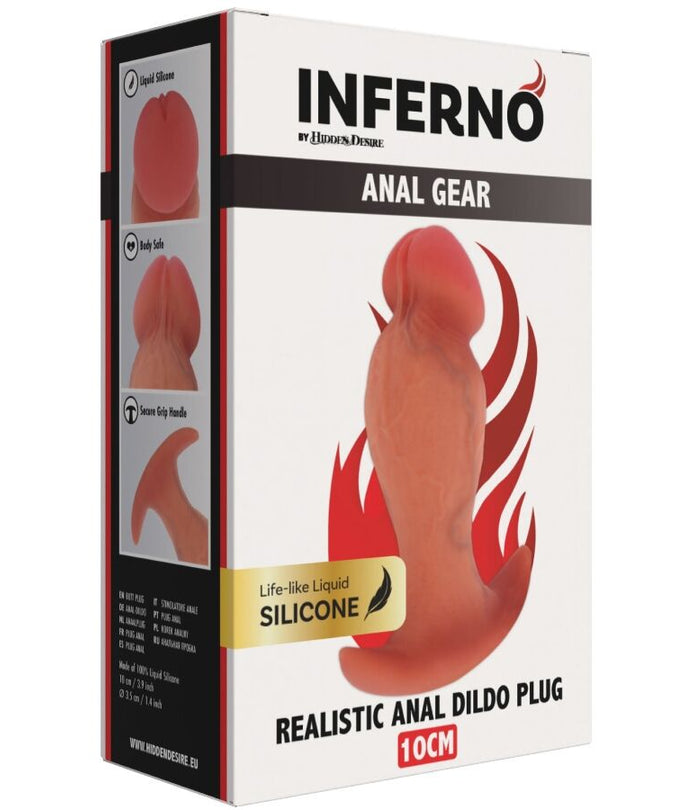 Hidden Desire – Inferno realistischer Buttplug 10 cm