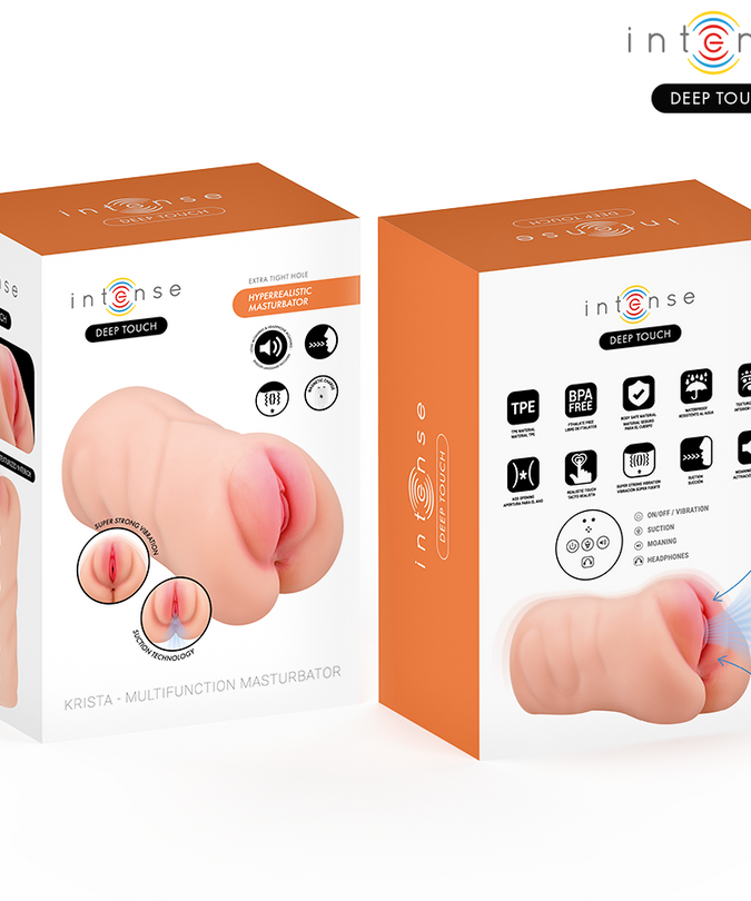 Intensiver Tiefenreiz – Krista Vaginalmasturbator mit Saugfunktion, Vibration und Stimmeffekt 1,2 kg