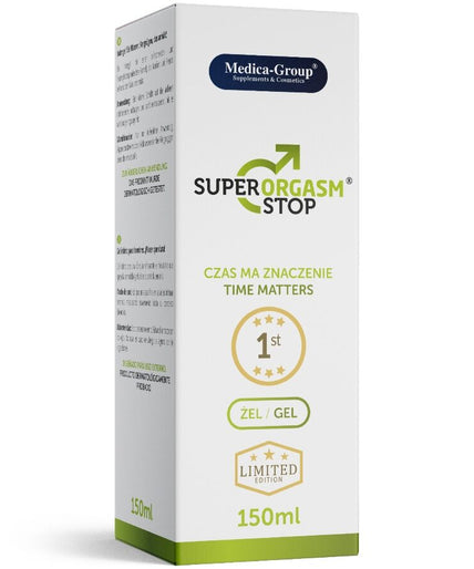 Medica Group – Super Orgasm Stop Intimgel für Männer 150 ml Medica Group – Super Orgasm Stop Intimgel für Männer 150 ml