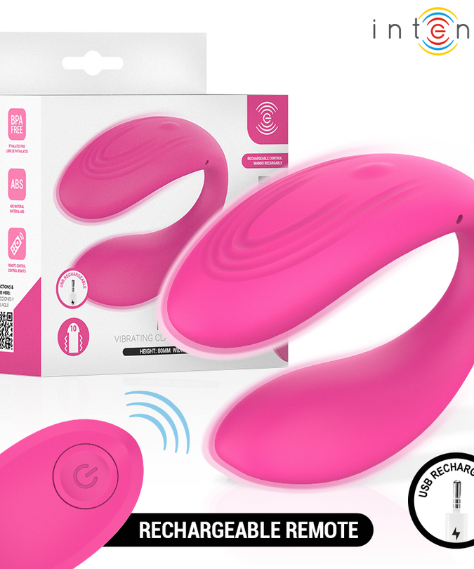 Intense – Nora Vibrating Clamp Stimulator Pink