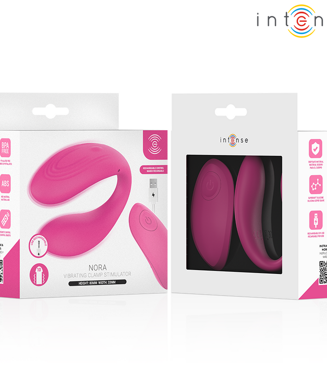 Intense – Nora Vibrating Clamp Stimulator Pink