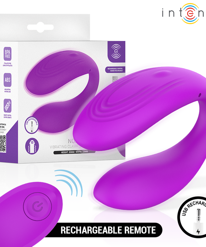 Intense – Nora Vibrating Clamp Stimulator Purple