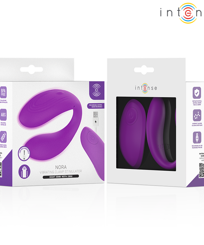 Intense – Nora Vibrating Clamp Stimulator Purple