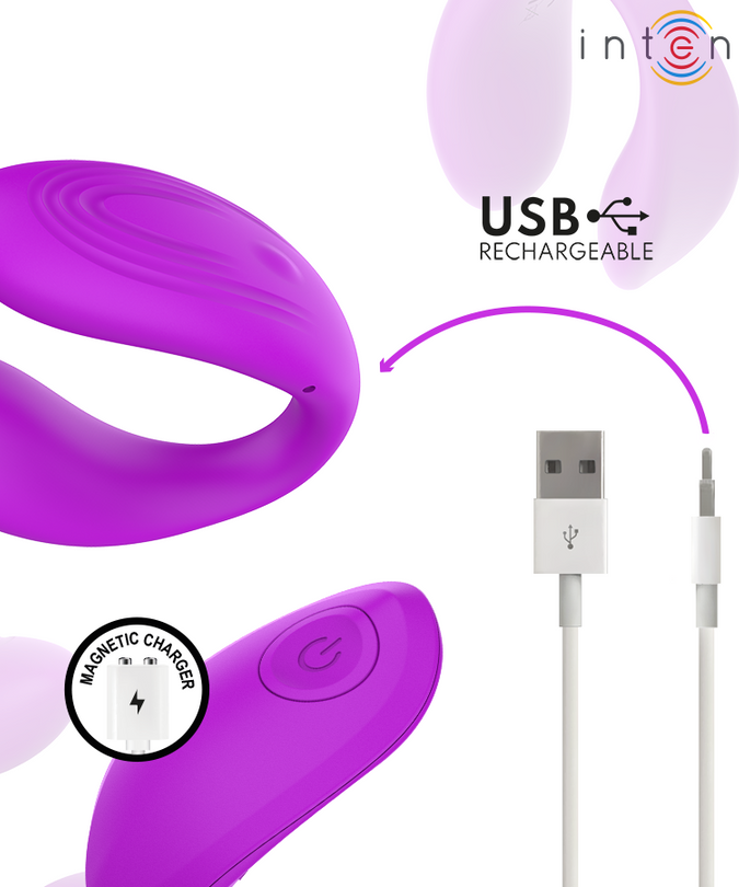 Intense – Nora Vibrating Clamp Stimulator Purple