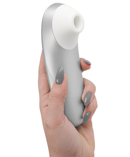 Womanizer – Pro Vibrant Klitorisstimulator Silber Grau Womanizer – Pro Vibrant Klitorisstimulator Silber Grau