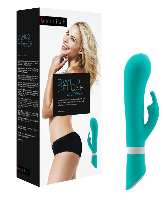B Swish – Bwild Deluxe Bunny Rabbit Vibrator Jade