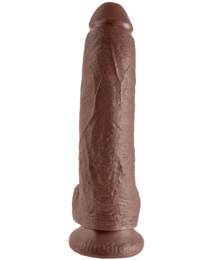King Cock – 9 Dildo mit Hoden Braun 22,9 cm King Cock – 9 Dildo mit Hoden Braun 22,9 cm