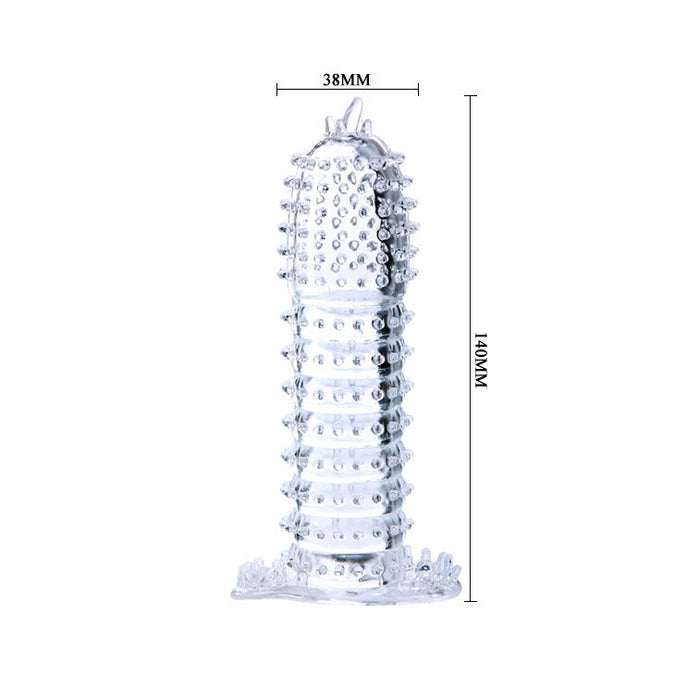Baile – Penisüberzug mit transparenten stimulierenden Punkten 14 CM