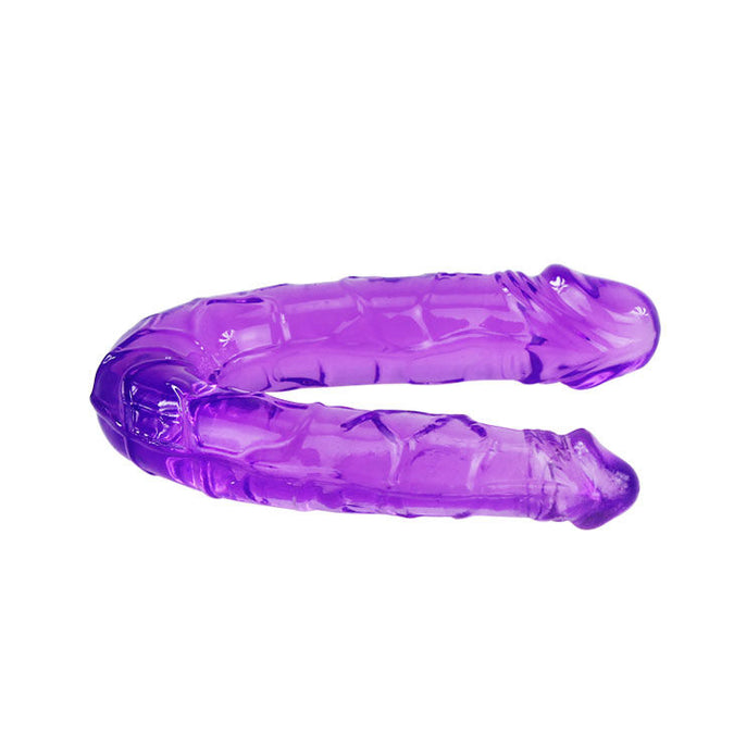 Baile – Doppel-Dildo in Flieder Flexiblem Jelly
