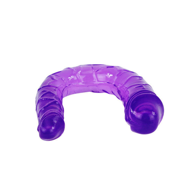 Baile – Doppel-Dildo in Flieder Flexiblem Jelly