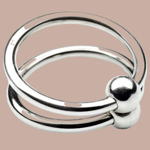 Metal Hard – Dubbele Glans Ring 28mm