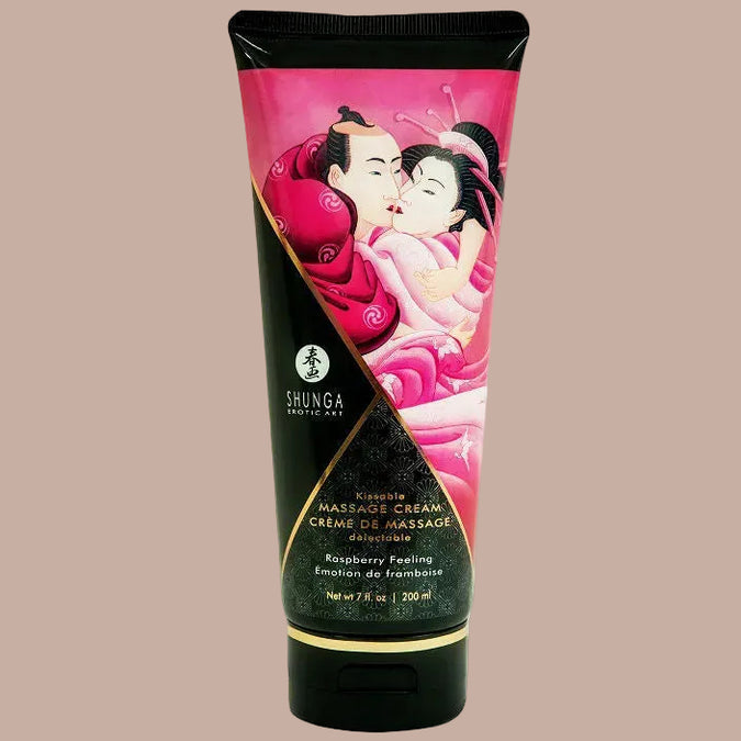 Shunga – Himbeer-Massagecreme 200ml