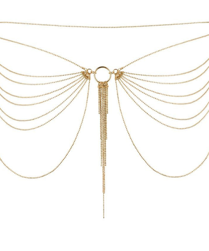 Sieraden – Prachtige metalen kettingjuweel voor gouden taille