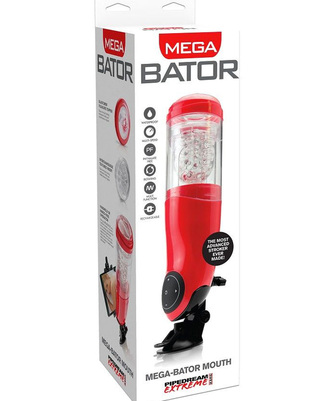 Extreme Toyz – Pdx Mega Bator USB Männlicher Masturbator Mund Rot