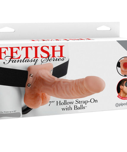 Fetish Fantasy Series – Series 7 Hohler Strap-on mit Hoden 17,8 cm Fleischfarben Fetish Fantasy Series – Series 7 Hohler Strap-on mit Hoden 17,8 cm Fleischfarben