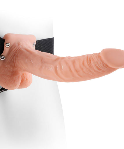 Fetish Fantasy Series – Serie 9 Hohler Strap-on mit Hoden 22,9cm Fleischfarben Fetish Fantasy Series – Serie 9 Hohler Strap-on mit Hoden 22,9cm Fleischfarben