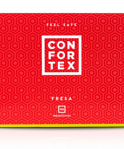 Confortex – Strawberry Condom 144 Units Confortex – Strawberry Condom 144 Units