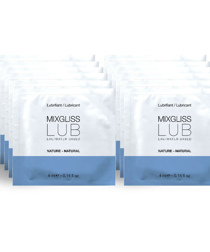 Mixgliss – Natural Water-Based Lubricant 12 Single Dose 4 Ml Mixgliss – Natural Water-Based Lubricant 12 Single Dose 4 Ml