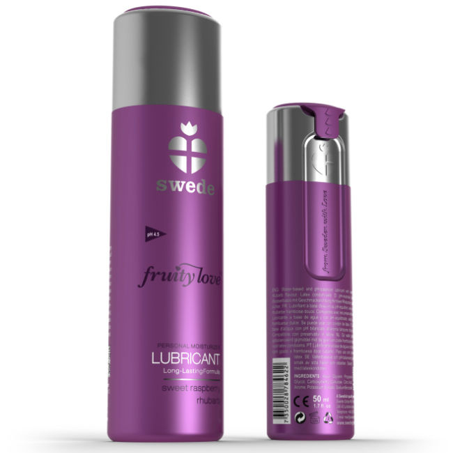 Swede – Fruchtiges Liebesgleitmittel Himbeer-Rhabarber 100 ml
