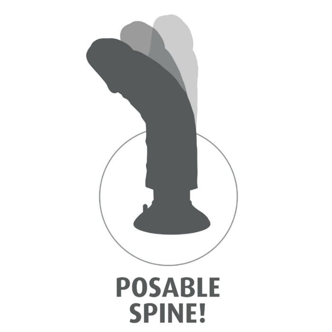 King Cock – 23 cm Vibrierender Penis Flesh